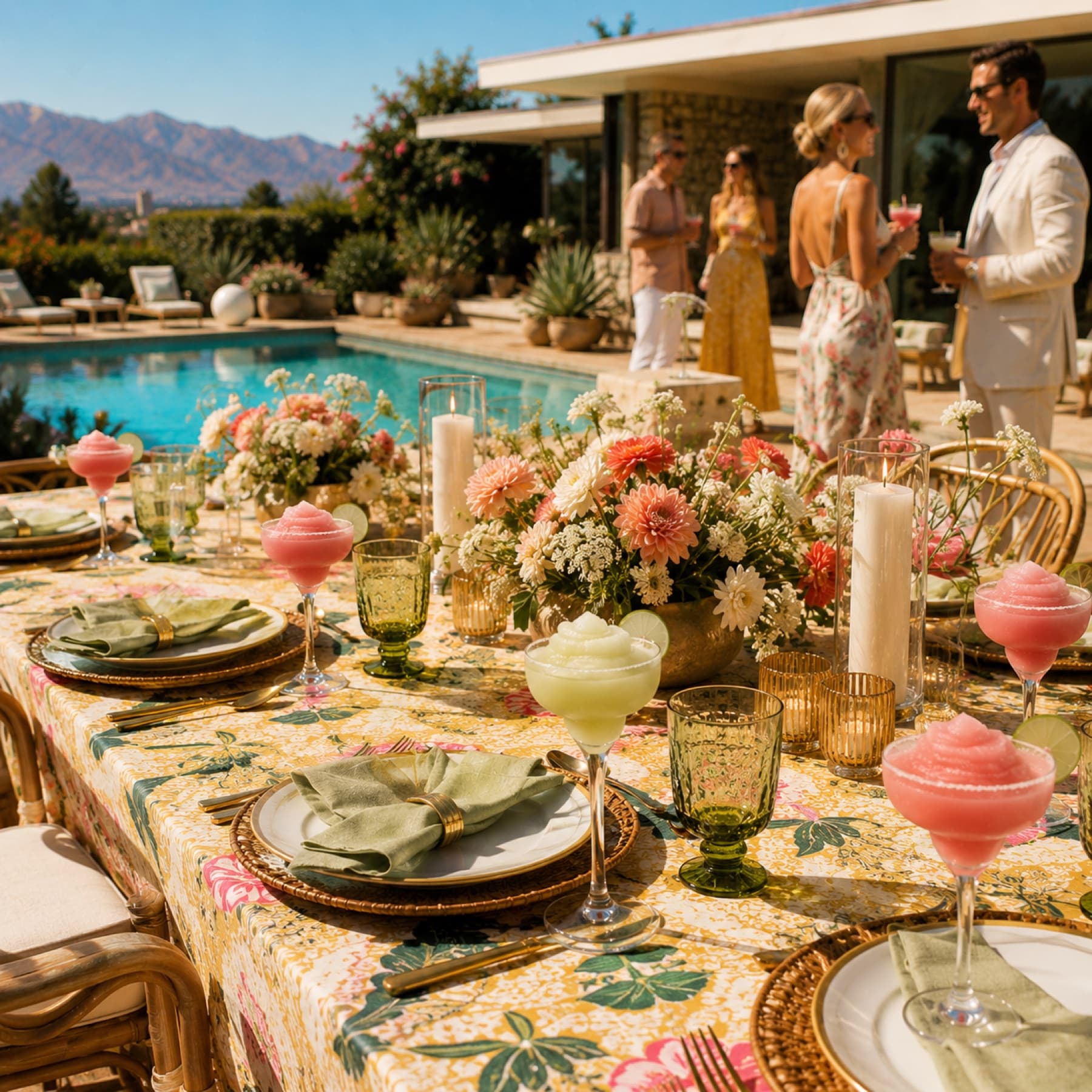 A table set for celebrating